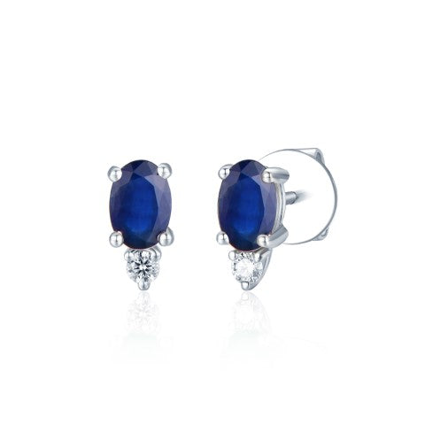 14KY PRONG SET SEMI PREC BIRTHSTONE EARS-AUG