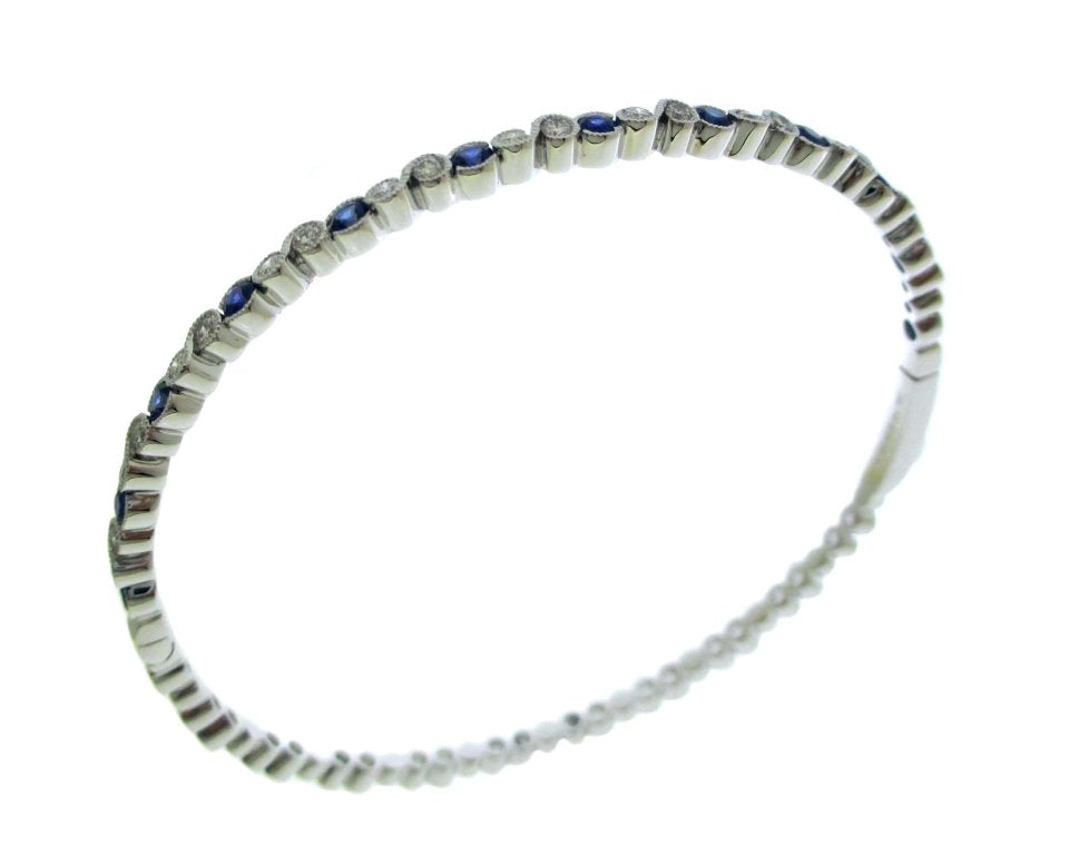 14KW PREC COLOR ALTERNATING BANGLE BRAC