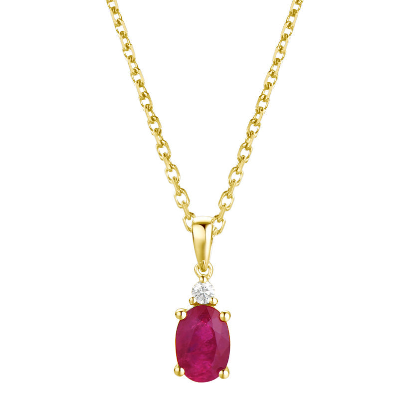 14KY PREC COLOR BIRTHSTONE PEND-JULY