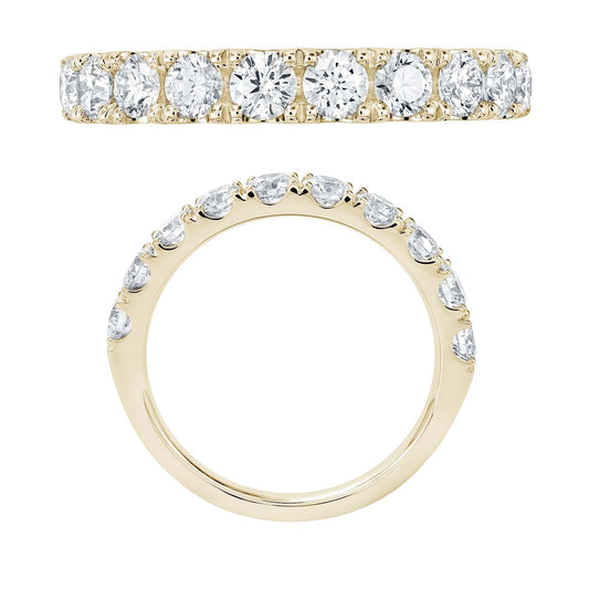 14KY DIAMOND U PRONG  BAND RING
