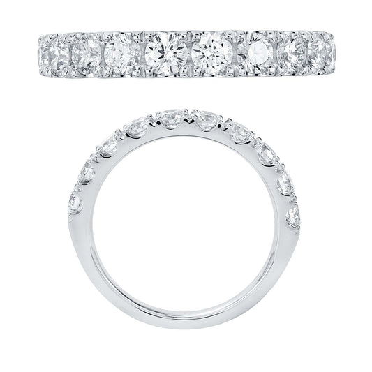 14KW DIAMOND U PRONG BAND RING
