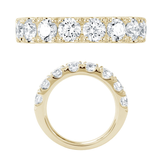 14KW DIAMOND  UPRONGS RING