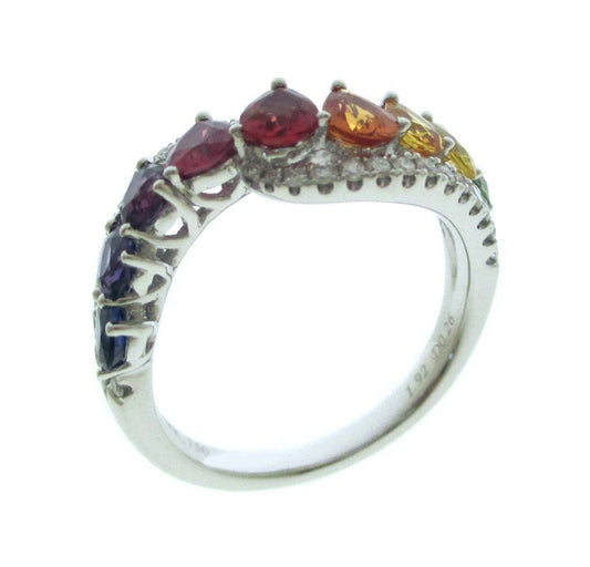 RAINBOW RING W/ DIAMOND