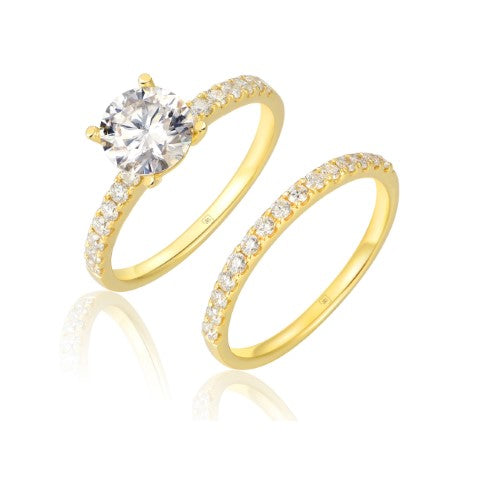 14KY DIAMOND WED SET RING