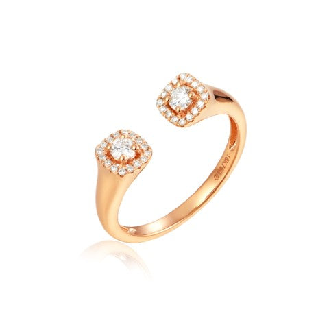 14KY PREC COLOR OPEN  RING
