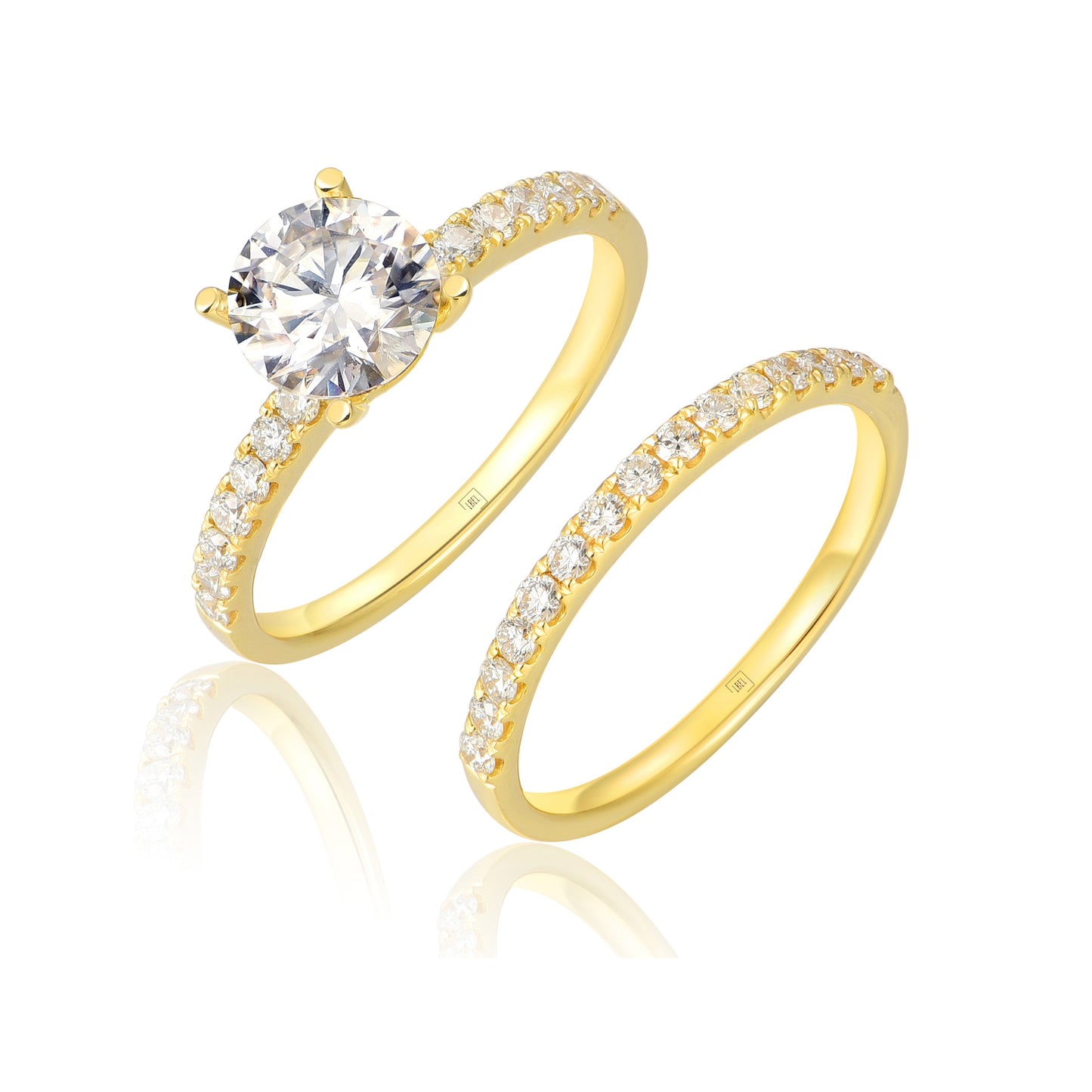 14KW DIAMOND WED SET RING