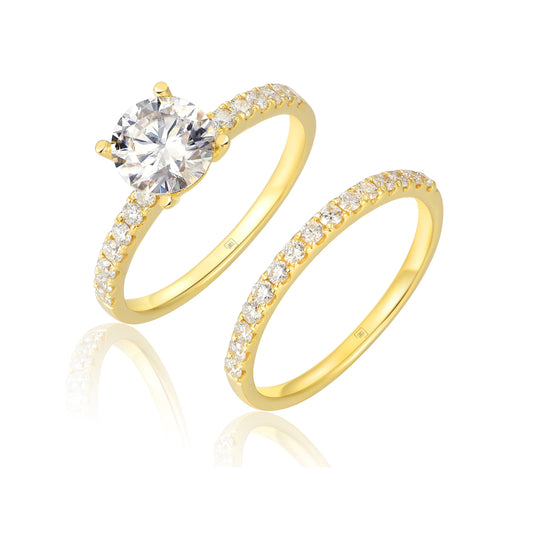 14KW DIAMOND WED SET RING