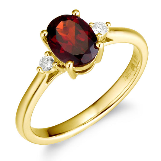 14KY SEMI PREC PRONG SET BIRTHSTONE RING-FEB