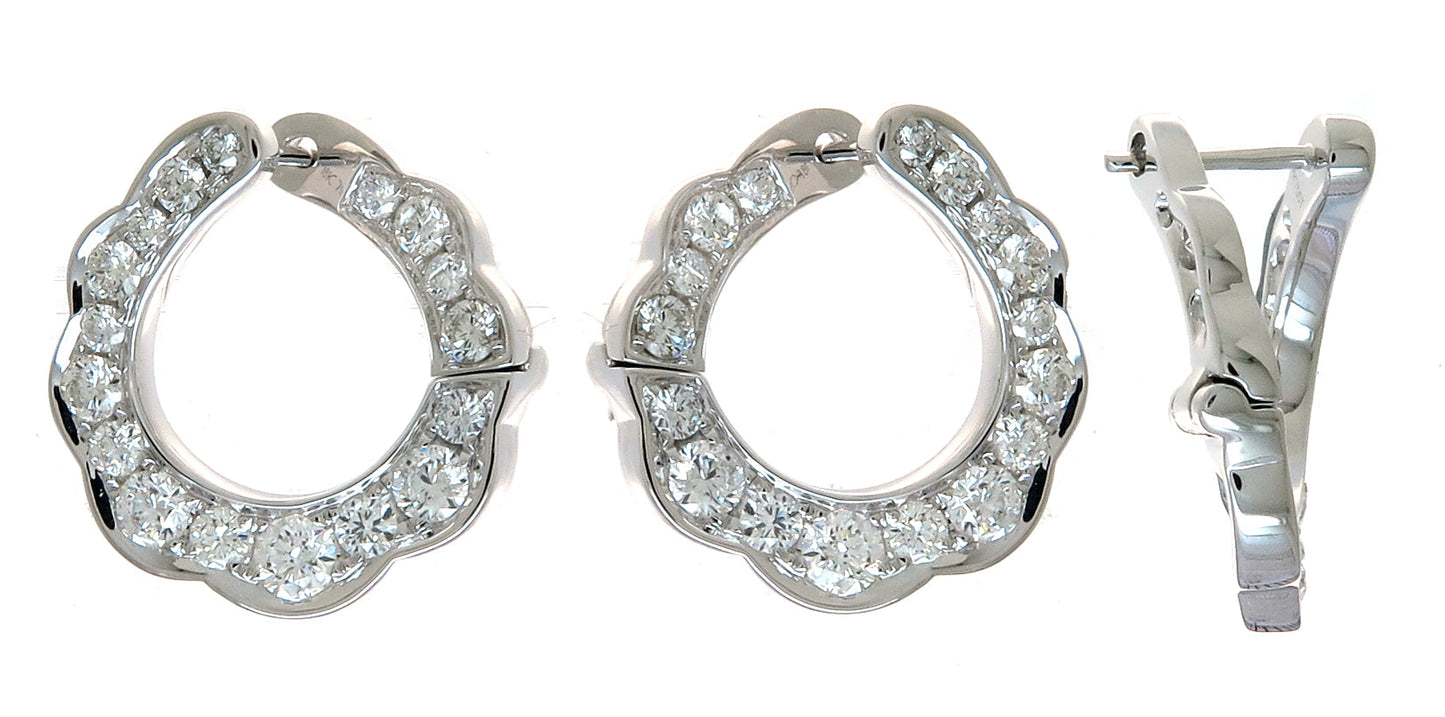 18KW DIAMOND  CLOSEOUT EARS