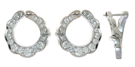 18KW DIAMOND  CLOSEOUT EARS
