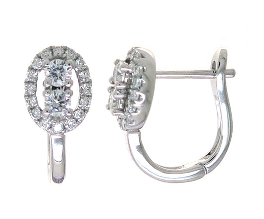 18KW DIAMOND  CLOSEOUT EARS