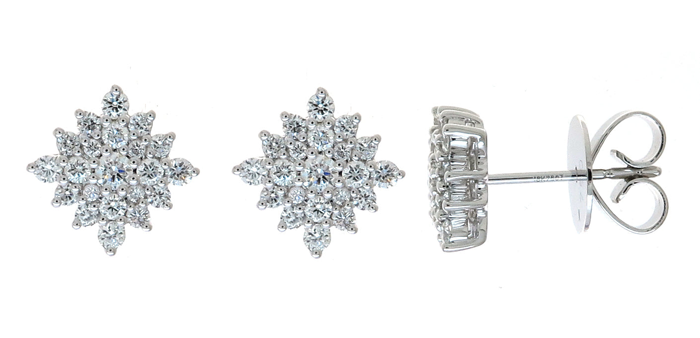 18KW DIAMOND  CLOSEOUT EARS