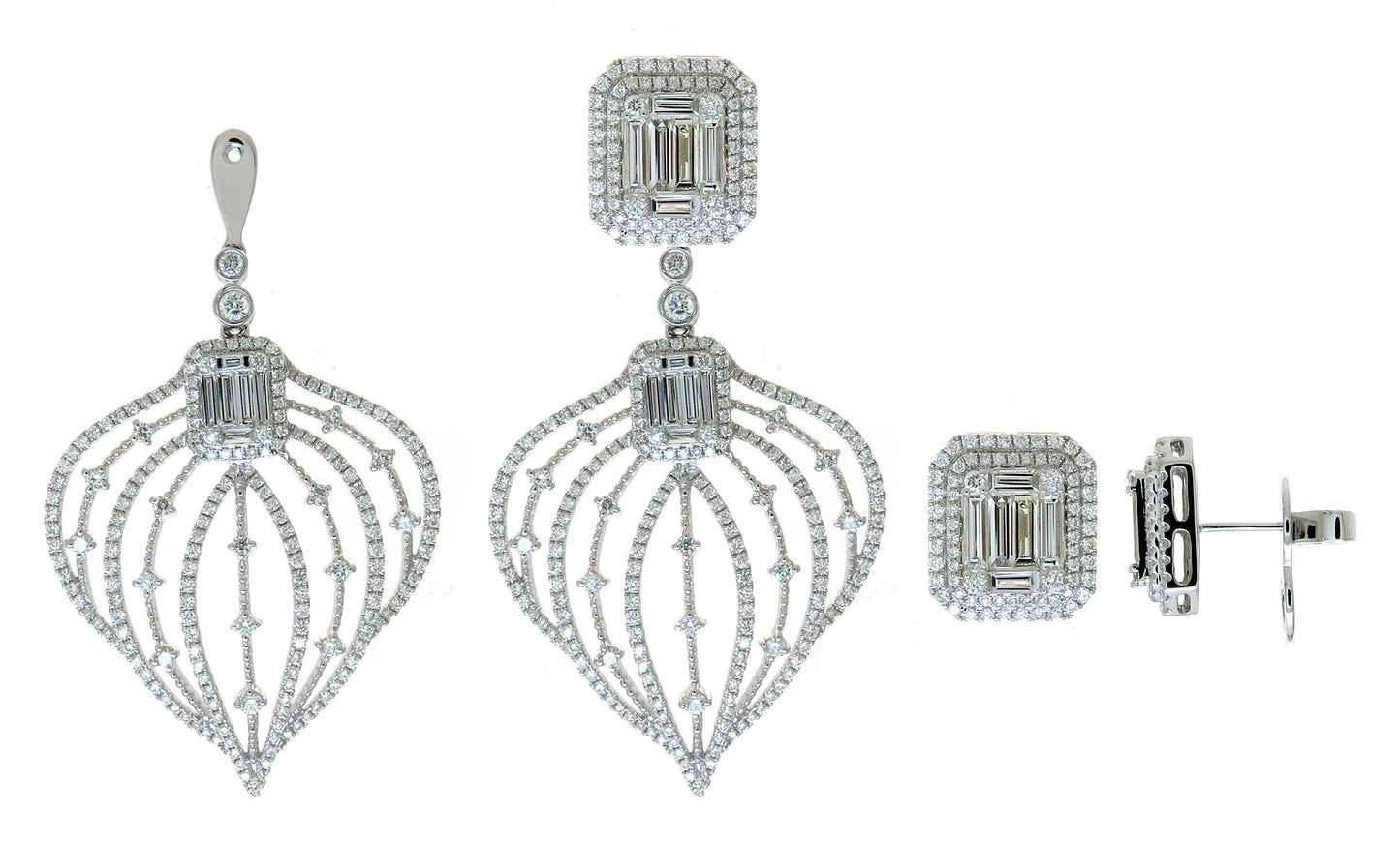 18KW DIAMOND  CLOSEOUT EARS