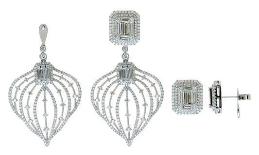 18KW DIAMOND  CLOSEOUT EARS