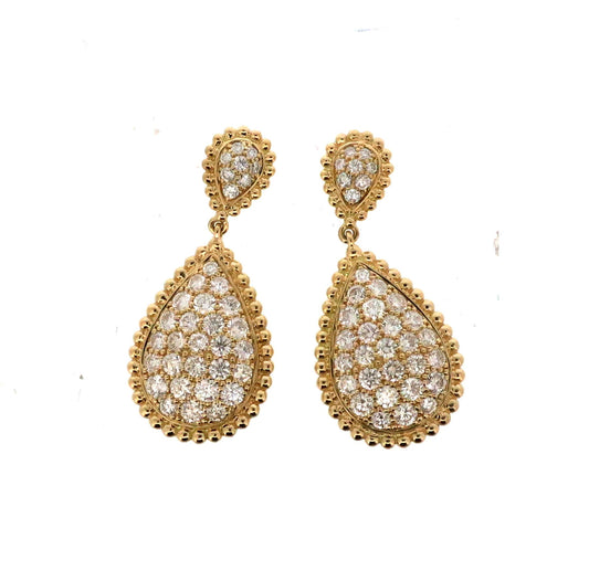 18KY DIAMOND  CLOSEOUT EARS