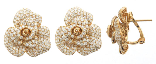 18KY DIAMOND  CLOSEOUT EARS