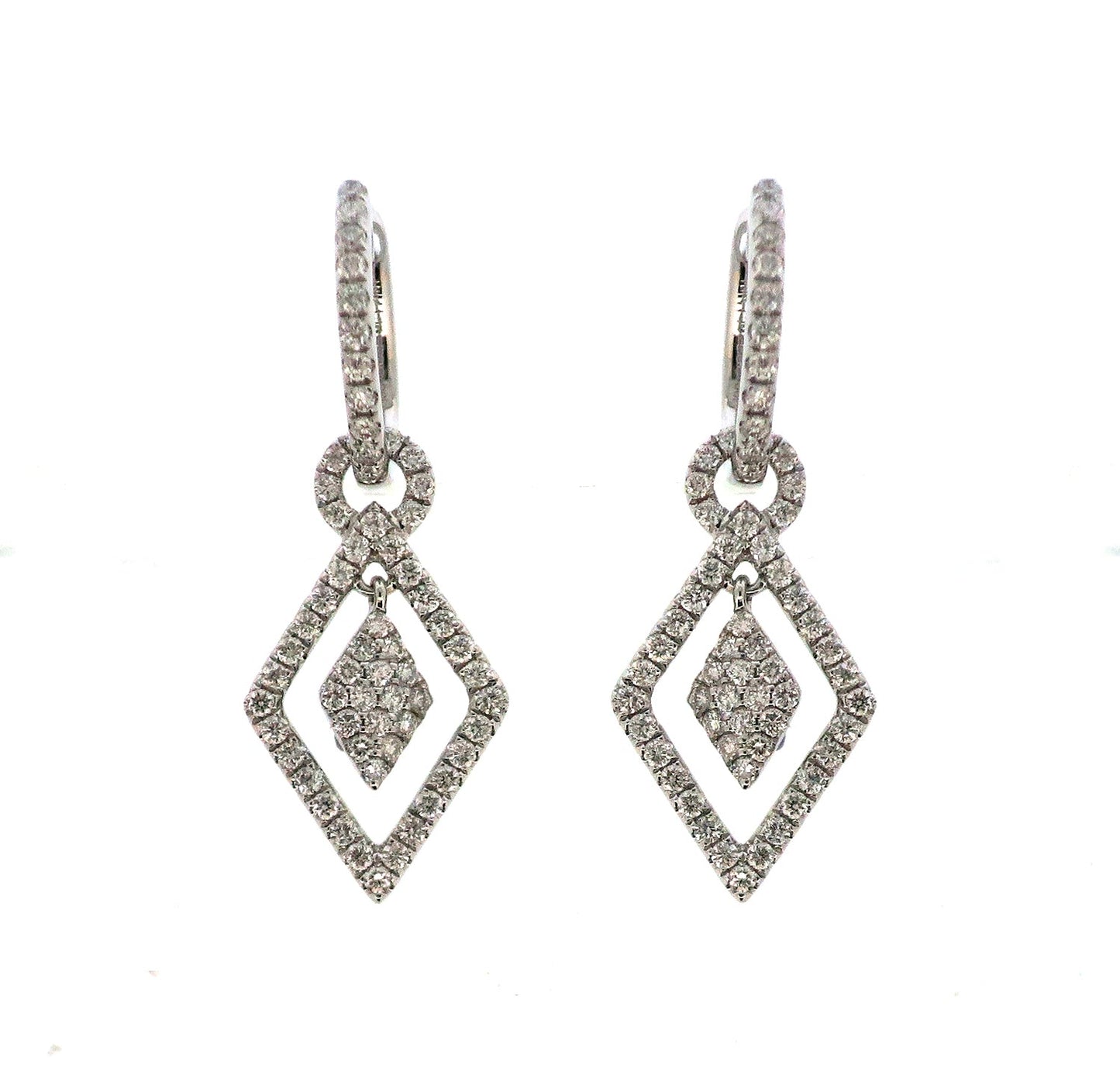 18KY DIAMOND  CLOSEOUT EARS