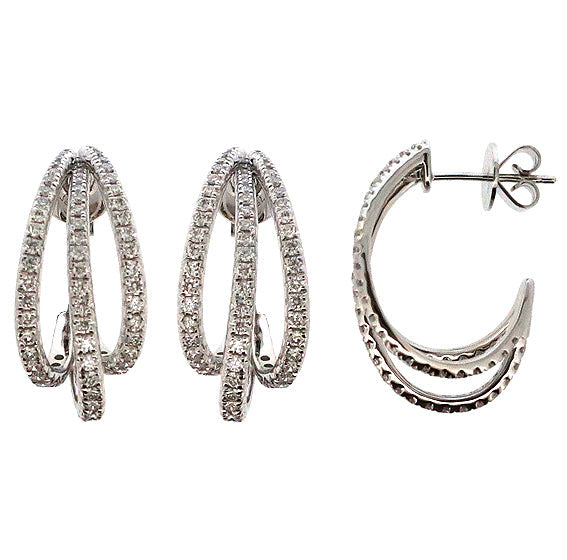 18KW DIAMOND  CLOSEOUT EARS