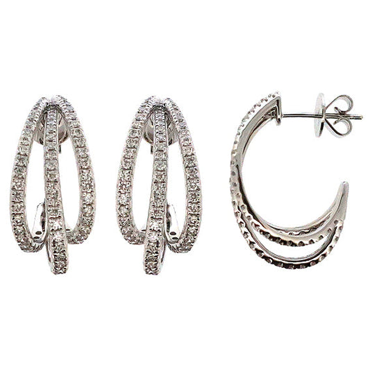 18KW DIAMOND  CLOSEOUT EARS