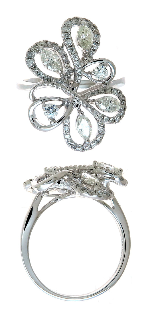 18KW DIAMOND  CLOSEOUT RING