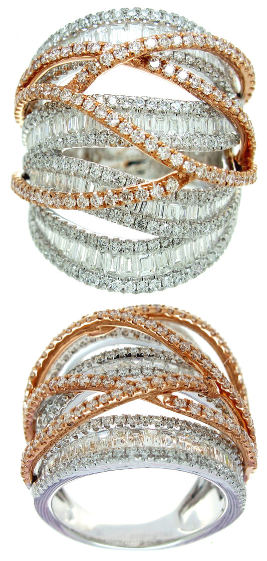 18KWR DIAMOND  CLOSEOUT RING