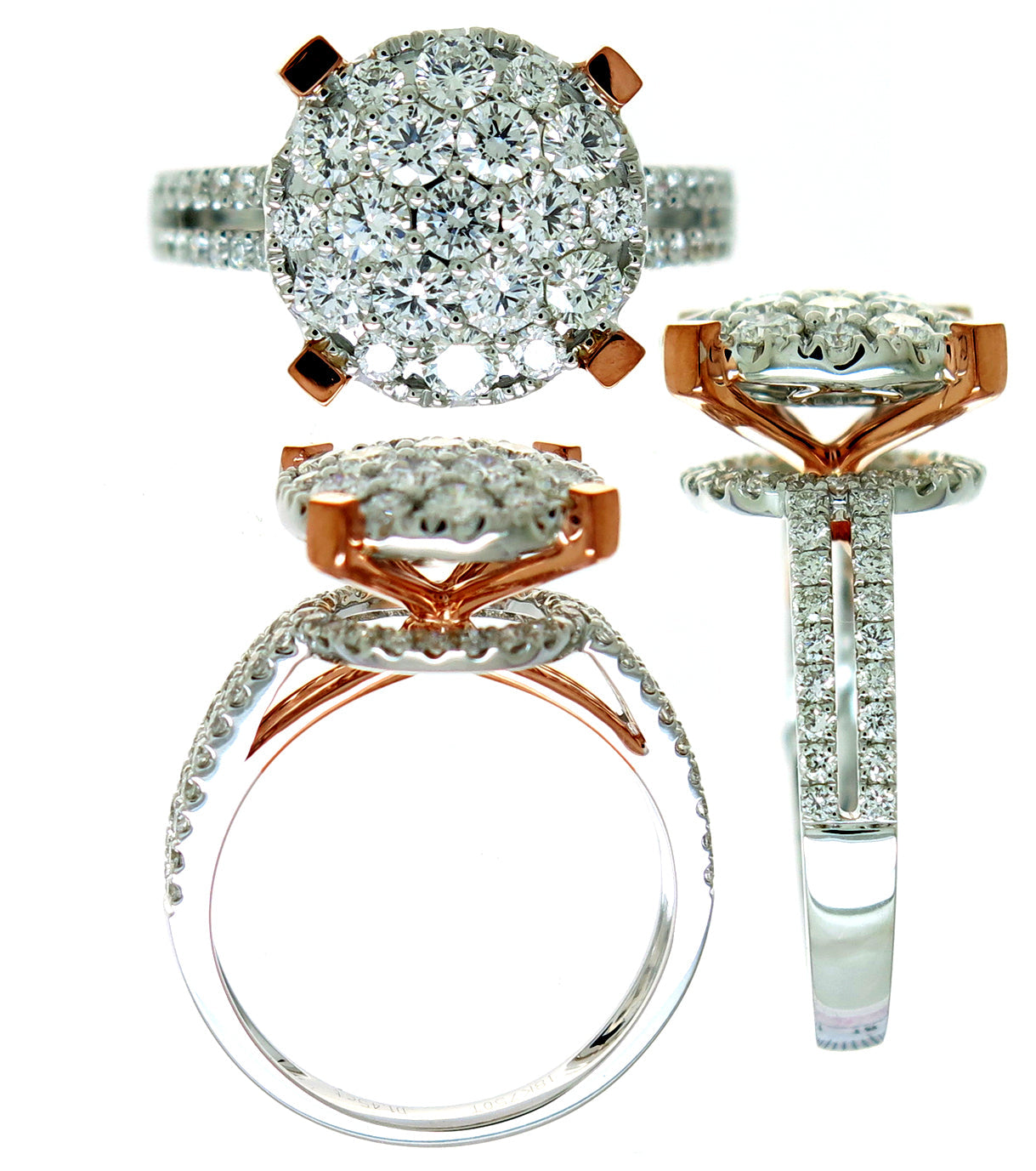 18KWR DIAMOND  CLOSEOUT RING