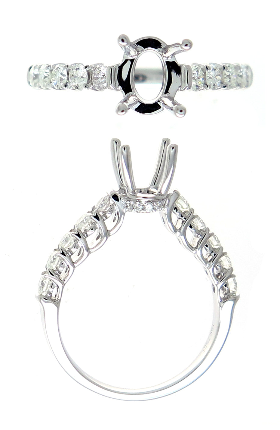 18KW DIAMOND  CLOSEOUT RING