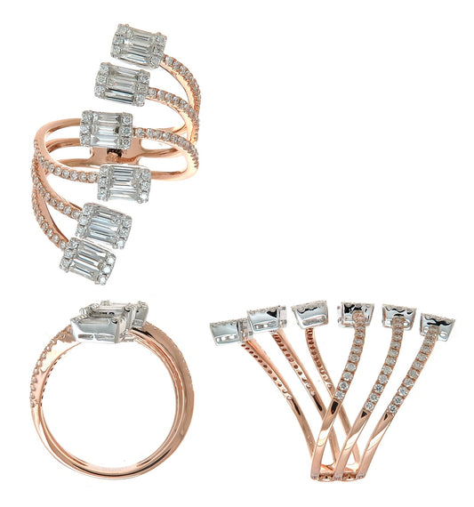 18KWR DIAMOND  CLOSEOUT RING