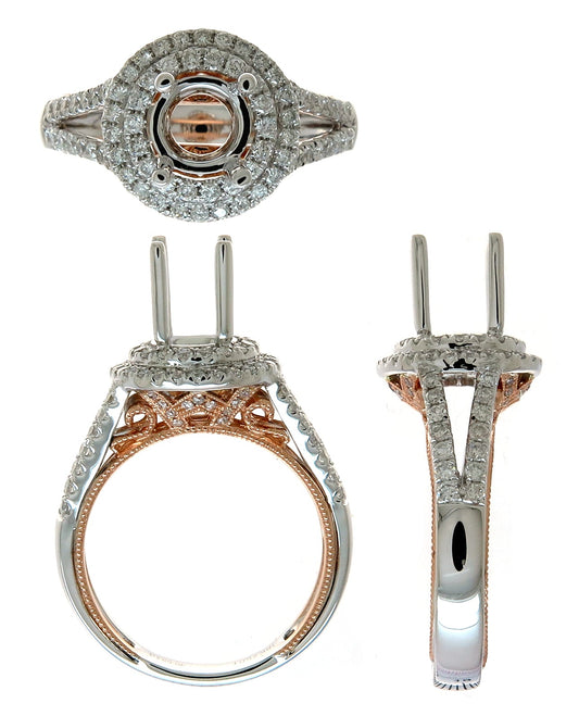 18KWR DIAMOND  CLOSEOUT RING