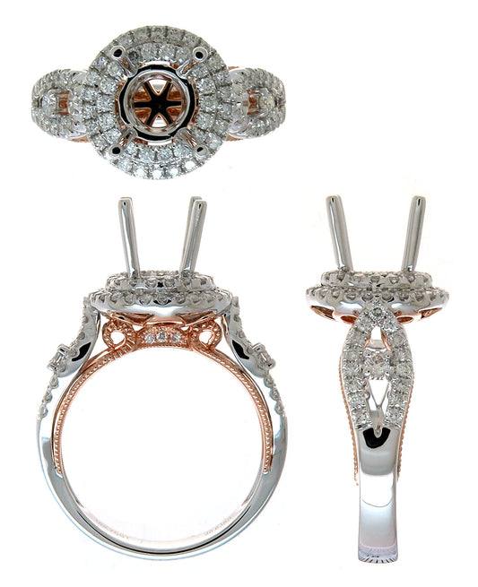 18KWR DIAMOND  CLOSEOUT RING