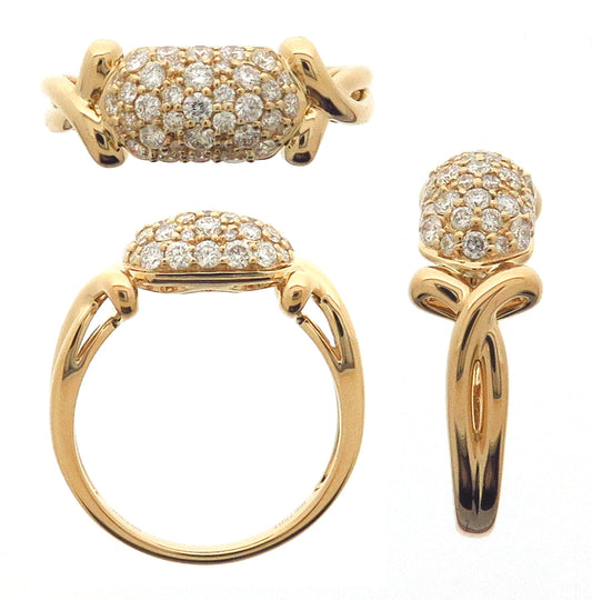 18KY DIAMOND  CLOSEOUT RING