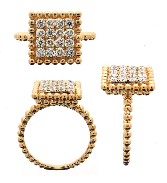 18KY DIAMOND  CLOSEOUT RING