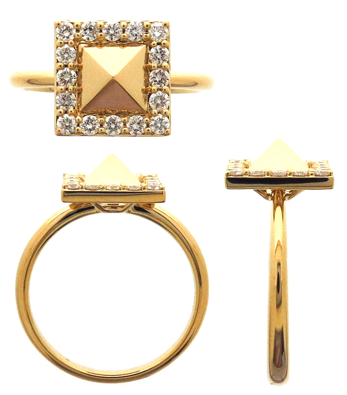 18KY DIAMOND  CLOSEOUT RING