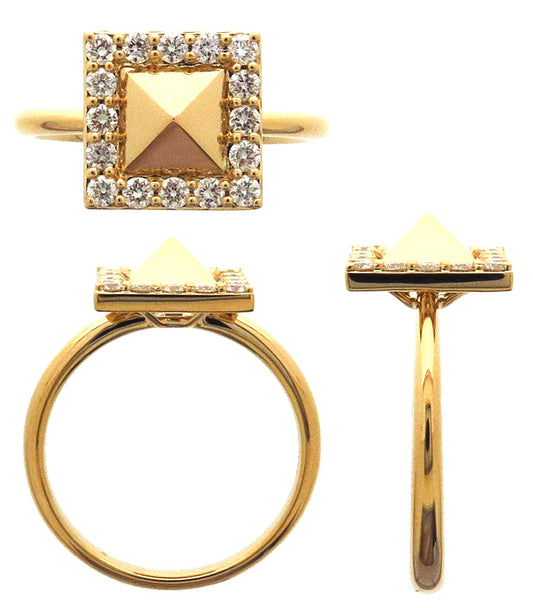 18KY DIAMOND  CLOSEOUT RING