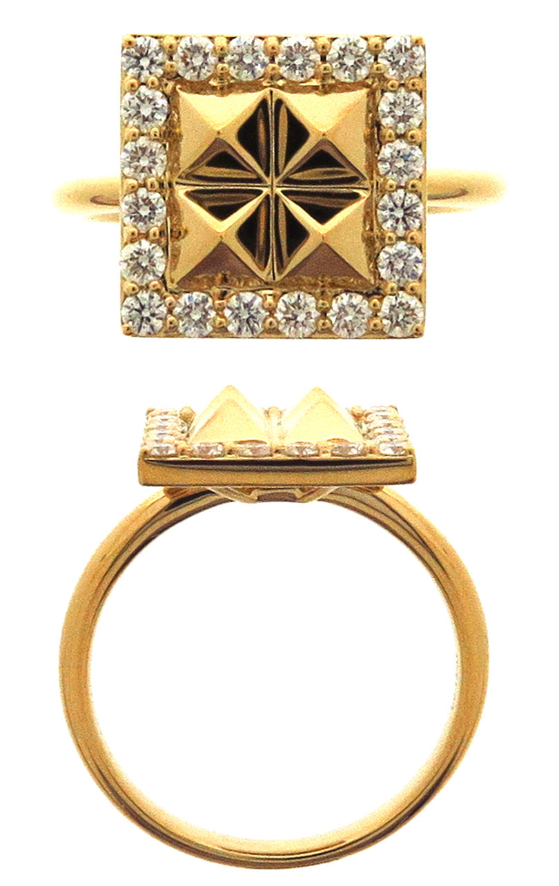 18KY DIAMOND  CLOSEOUT RING