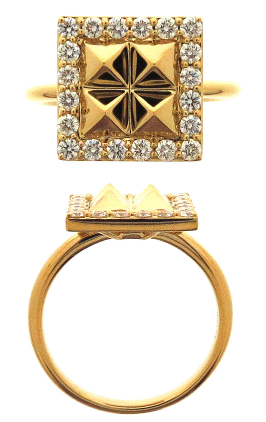 18KY DIAMOND  CLOSEOUT RING