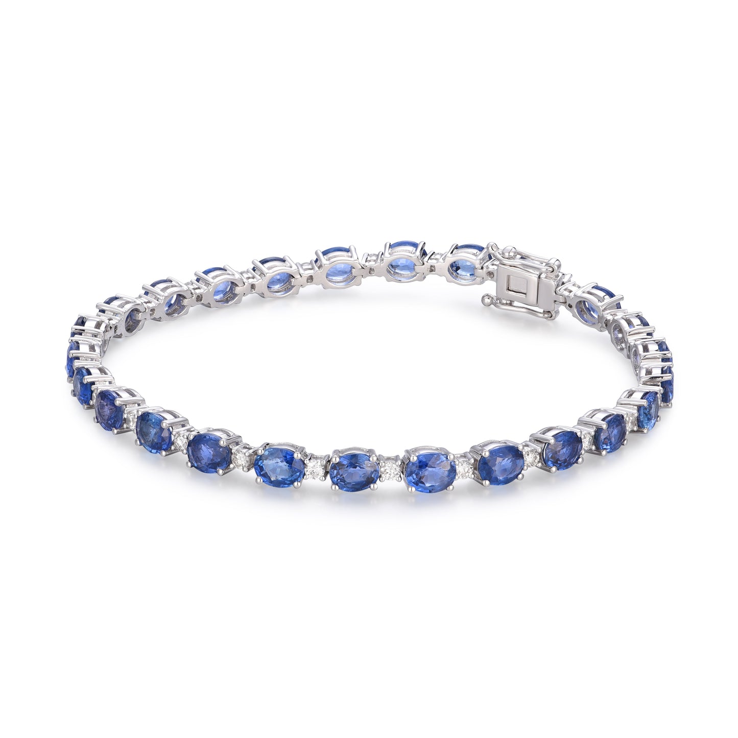 14KY PREC COLOR PRONG SET LINE BRAC