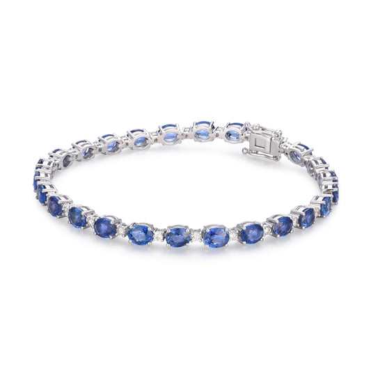 14KY PREC COLOR PRONG SET LINE BRAC