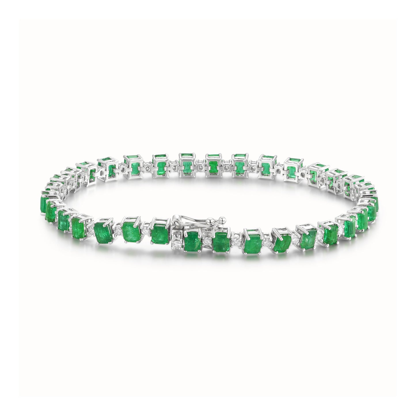 14KW PREC COLOR PRONG SET LINE BRAC BRAC