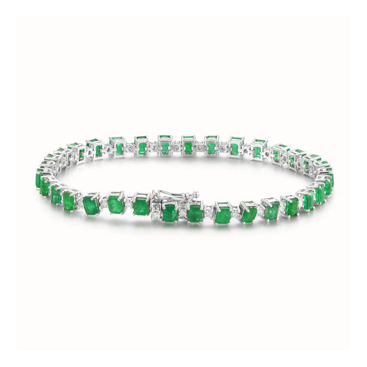 14KW PREC COLOR PRONG SET LINE BRAC BRAC
