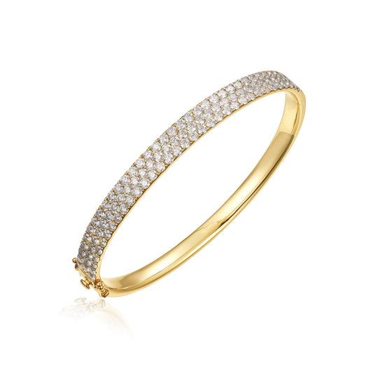 W/G 3 Row Comfort Fit Bangle 98D= Min 4.94TW