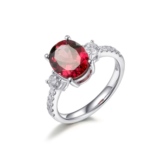 PT950 SEMI PREC 2 STONE  RING