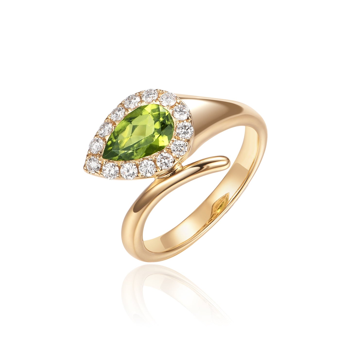 14KY SEMI PREC  HALO RING
