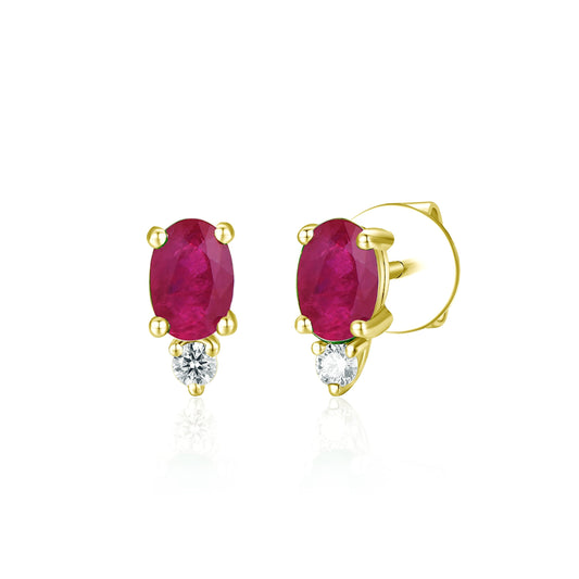 14KY PREC COLOR BEZEL SET  EARS