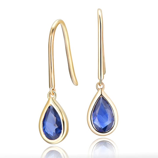 14KY PREC COLOR DANGLE BZL EARS