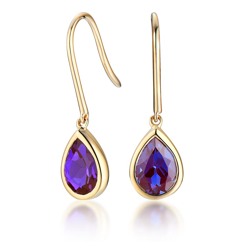 14KY SEMI PREC DANGLE BZL EARS