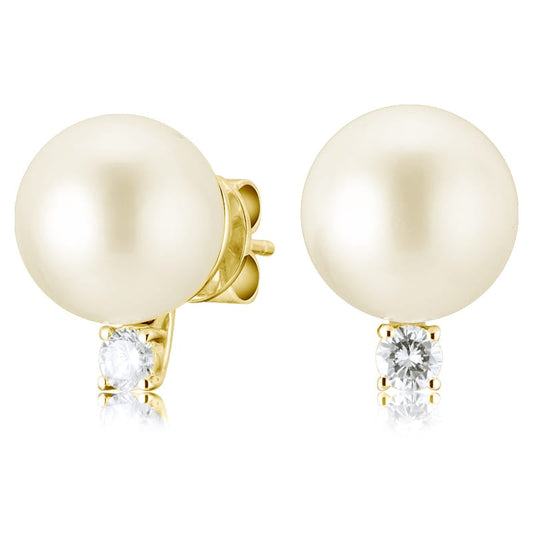 14KY PEARL  STUDS EARS