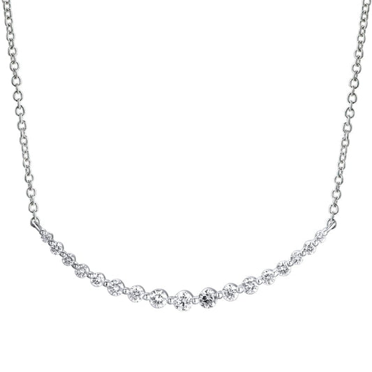 14KW DIAMOND SMILE  NECK