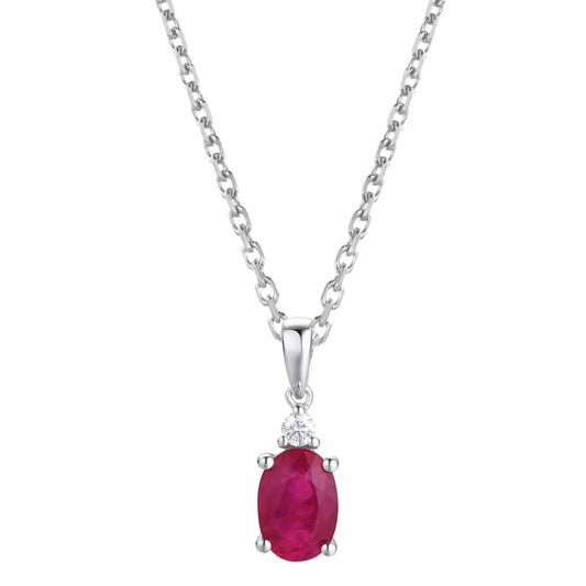 14KW DIAMOND PRONG SET BIRTHSTONE PEND
