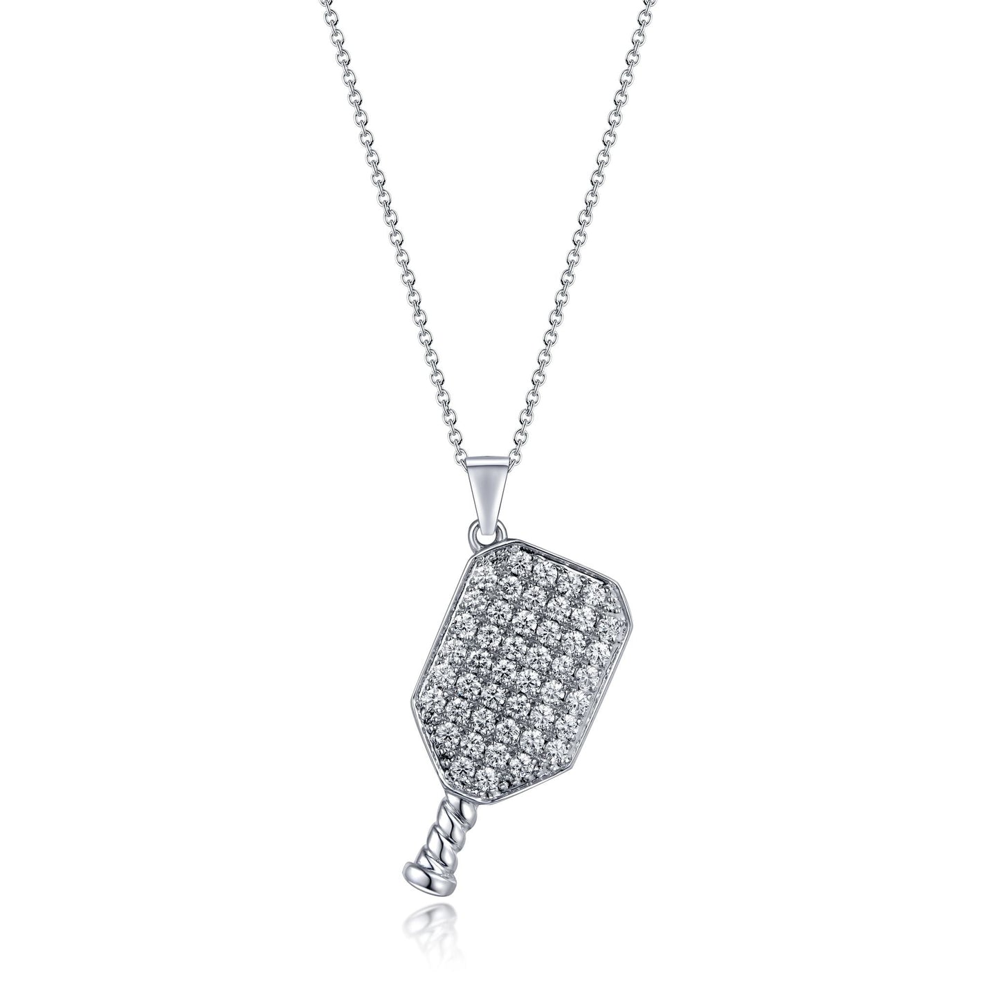 14KY DIAMOND CHARM PICKLEBALL PEND